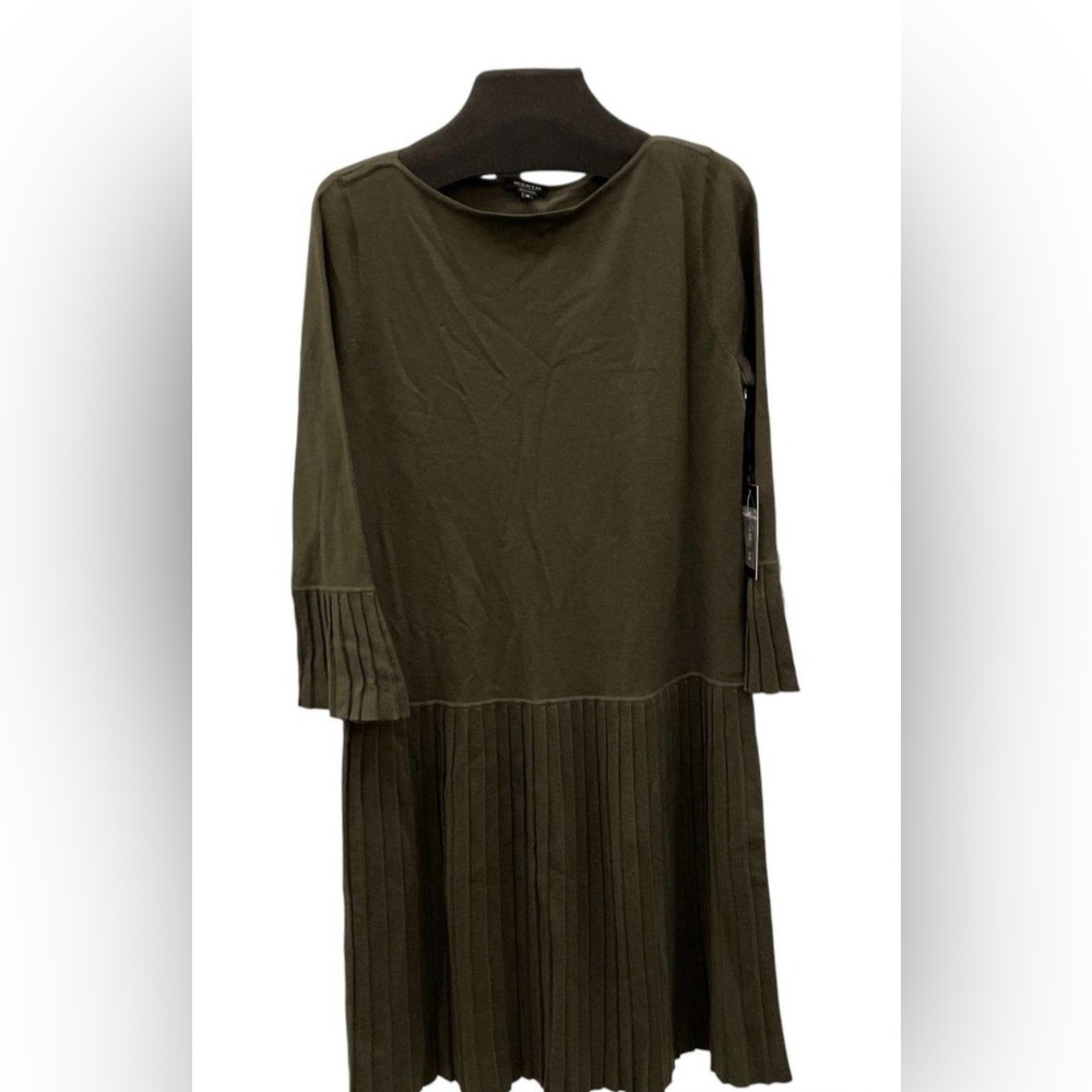NWT Worth Drop Waist Olive Knit Dress Medium